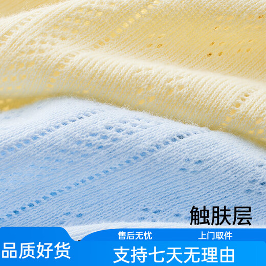 Pantalones de entrenamiento de Betas pantalones de pañales para bebés Algodón puro lavable para hombres y mujeres Ejercicio en el inodoro Pañales de ropa interior recién nacida Luna Azul + White (malla transpirable 7A Antibacterial) 2 paquetes [adecuado para 6-15 meses] 16-24 Jin [Jin equivale a 0.5 kg]