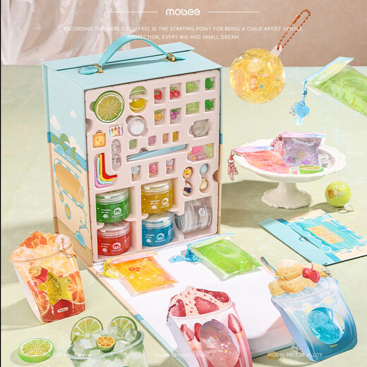 Mobee children's homemade slime pinch Lediy silicone decompression toys girls 7-14 years old 1008 birthday gift
