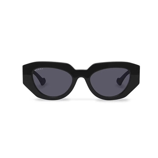 Gucci (Gucci) Schmaler Rahmen Trend Gucci Sonnenbrille Frauen erweiterte Tempel Retro Sonnenbrillen Sonnenschutzgläser GG1421S Geschenk GG1421S-001