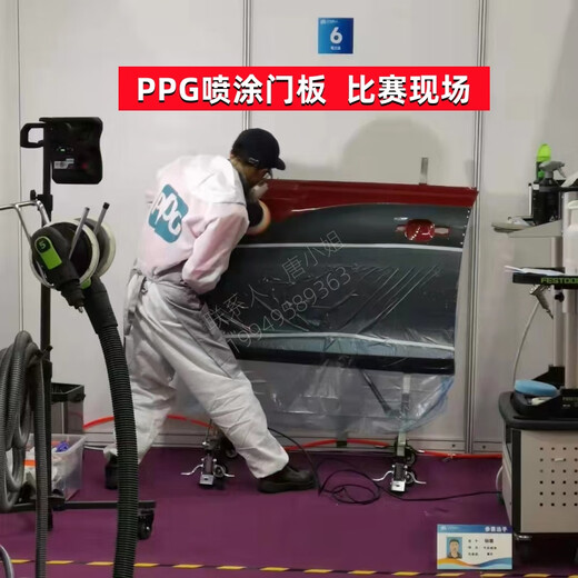 Clcey Spray Türtür Panel-Beschichtungstrainungs- und Bewertungswettbewerb Stellvertretende Werksfabrik ersetzt Türplattenleder 9858-4301 PPG-Türplatte mit neuem Standardmodell