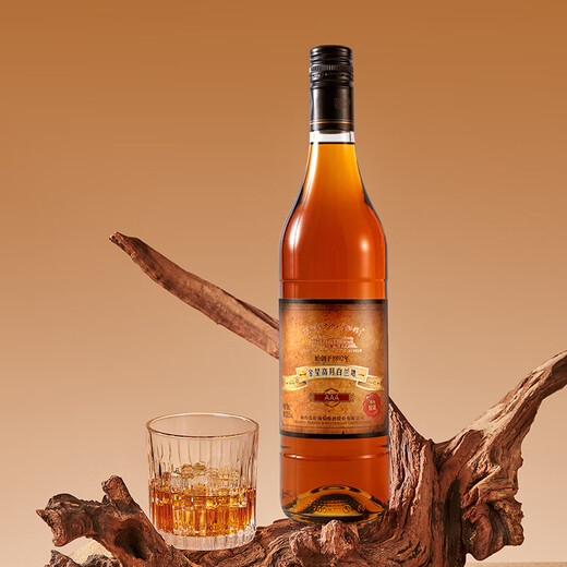 张裕金星高月AAA白兰地 700ml*6支装 洋酒新手口粮酒葡萄蒸馏酒入门 700mL 6瓶