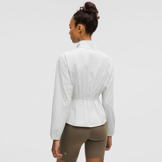 
lululemon丨UV-Protective Women's Running Waist Drawstring Jacket LW3IKAS Steam Ash M