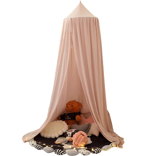 Dome bed curtain children's bed curtain windproof baby bedside blackout mosquito net ceiling bed tent hanging bed curtain princess style lake green cloth 8 meters yarn 10 meters