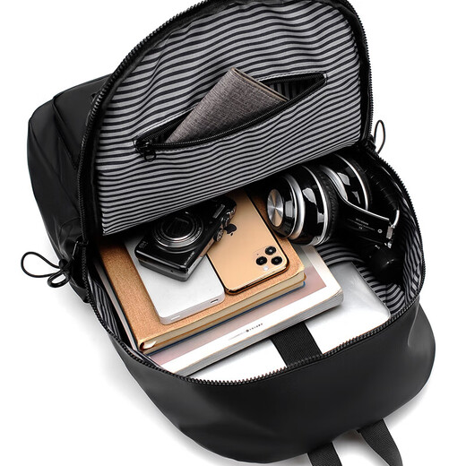 Nueva mochila de smammiley mismo de estilo para hombres mochila de computadora mochila gran capacidad bolsita de viaje para hombres bolsos negros
