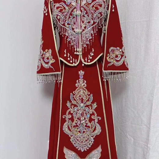 Xiuhe Clothing Rental Wedding Dress Toast Suit L