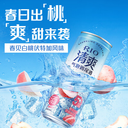 RIO cocktail, foreign wine, fruit wine, liqueur, refreshing and strong, multi-flavor combination, 330ml*10 cans