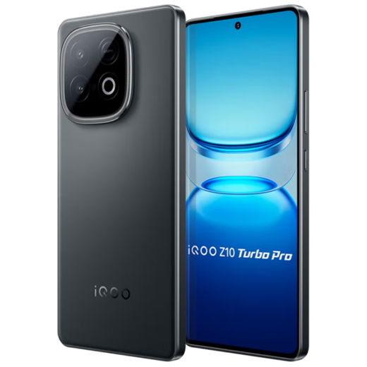 Vivo iQOO Z10 Turbo Pro 4th generation Snapdragon 8s 120W ultra-fast flash charging gaming phone Star Black 12GB+256GB