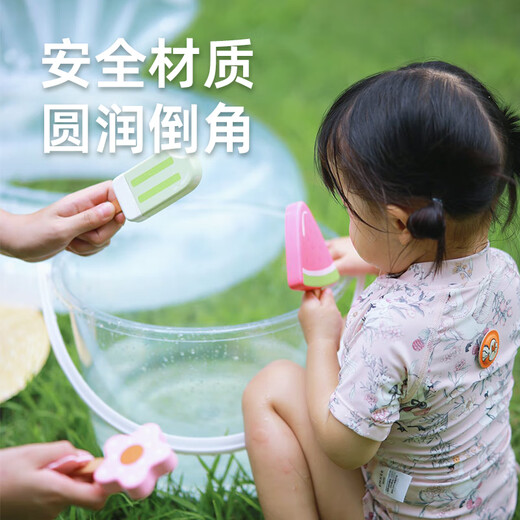 菲加尼儿童过家家迷你小厨房玩具男女孩蛋糕+雪糕