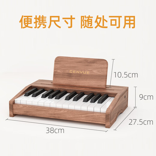 CENVUE wooden children's small piano electronic keyboard entry boy and girl baby infant birthday first birthday music toy gift