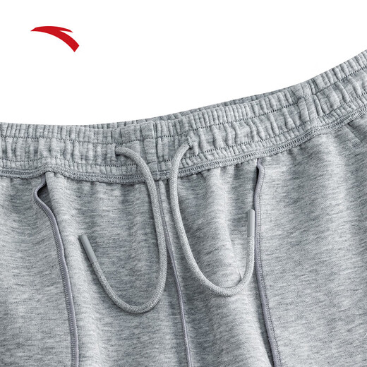 ANTA Outlet American Retro Sports Pants Men's Loose Knitted Leg Pants Versatile Sweatpants Printed Sports Pants