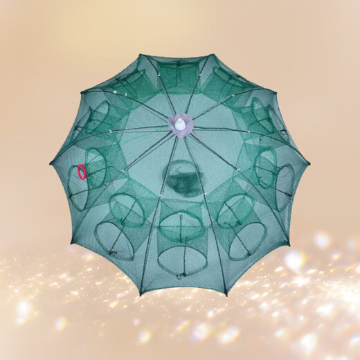 Tianlong pattern ground net lobster net fish shrimp net cage fish net cage can not come out only fishing net fishing eel cage loach ground net fish net 12 imported (free 30 packs of bait + rope + bait bag + floating ring