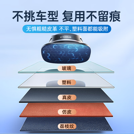 TORRAS 2W+ positive reviews Car mobile phone holder Car navigation High-end special instrument console anti-slip holder New model 2025 New model Fully high temperature resistant silicone without odor