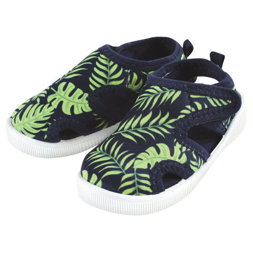 HUDSON BABY Unisex Sandals and Water Shoes Palm Leaf 4 Infant