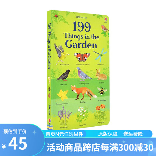 英文原版 Usborne 199 Big Machines 199种大型机器 精装 儿童启蒙单词学习绘本 主题分类 色彩丰富 尤斯伯恩 绿山墙 UB 199个花园单词