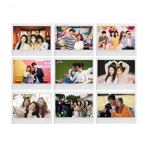 Fuji (FUJIFILM) instant camera photo paper is suitable for mini11/12/41/99 3-inch wide400/evo five-inch SQ1 wide series photo paper 10 sheets (tinfoil packaging)