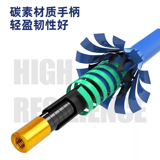 Let the bird fly children's copy net stainless steel fishing net pocket outdoor fishing gear fishing net dragonfly net insect catching net fishing gear