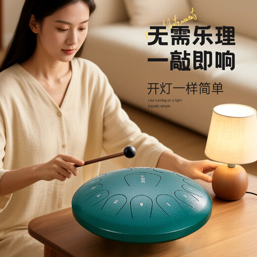 前谷（CEGA）空灵鼓15音14寸碳钢手碟鼓初学者打击乐器钢舌鼓生日礼物礼品