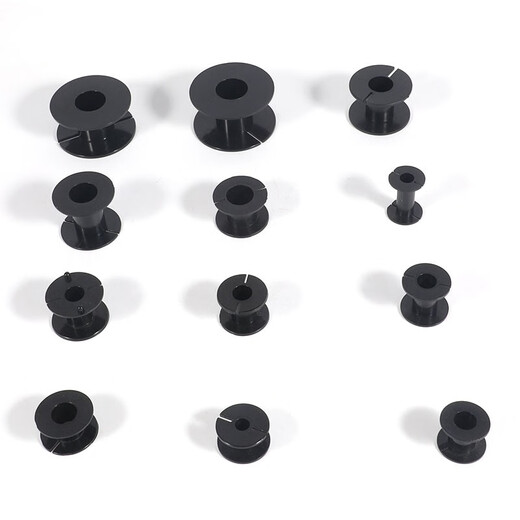 Inductor skeleton black round hollow coil frame integrated reel spool audio frequency divider DIY accessories outer diameter 35 inner diameter 16 height 29mm