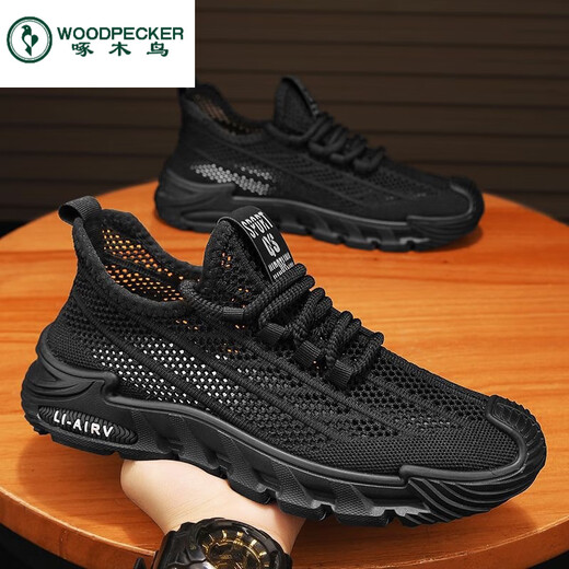 Zapatos de pájaros carpinteros zapatos para hombres Summer Nuevos zapatos de red huecos transpirables