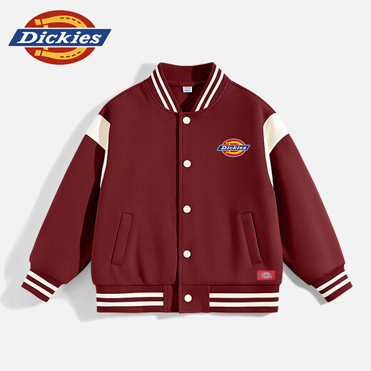 Dickies children's clothing children's spring and autumn jacket 2025 new small and medium-sized children's college style baseball uniform boys' autumn American autumn clothing
