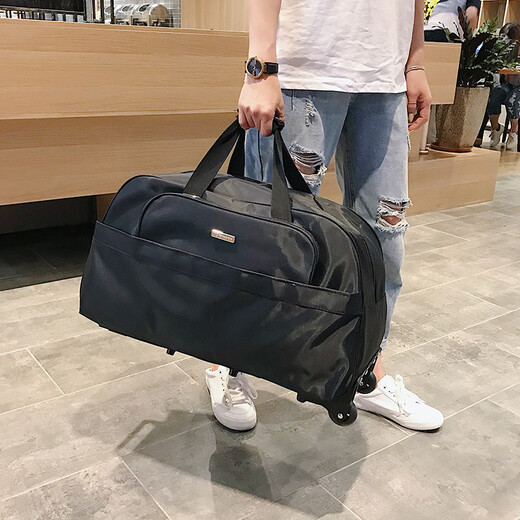 维希尔拉杆包旅行包女手提包旅游包男登机箱大容量手拖包行李包袋 红色 大号