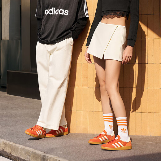 Adidas (adidas) clover women's schuhe lässige schuhschuhe neue Herbsthandball Spezial klassische Sportbrettschuhe Deutsche Trainingschuhe Ig6191/Brick Rot/Beige Weiß 37 (230 mm)
