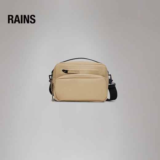 
Rains one-shoulder crossbody bag men and women sports bag cycling shoulder bag waist bag Cargo Box Bag W3/14110 Black