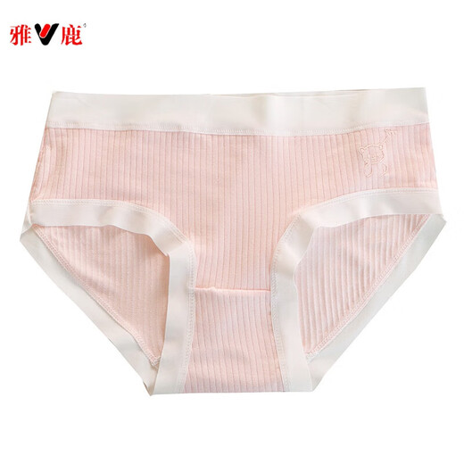 Ropa interior de Yalu para mujeres, niñas transpirables, ropa interior de vidrio en medio de vidrio para mujeres, chicas dulces simples de verano, ropa interior 699# 699# cinco colores, 5 piezas XL 120-140Jin [Jin equivale a 0.5 kg]