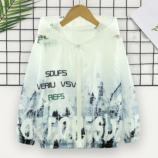 Balabala Yangma recommends children's clothing boys summer sun protection clothing light jacket 2025 new children's summer sun protection clothing blue 110