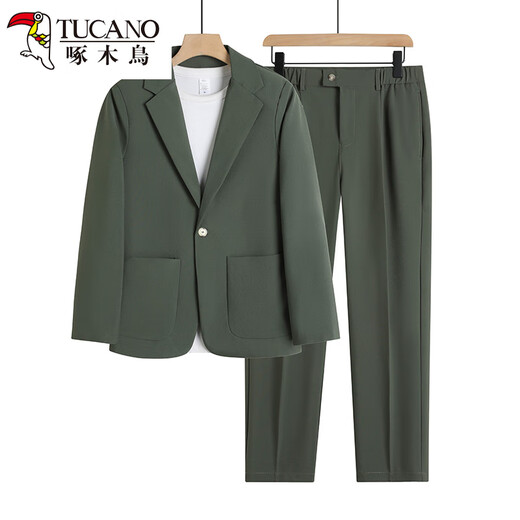Peíaca de carpintero estilo coreano de alta gama Traje pequeño suelto de estilo maduro de moda