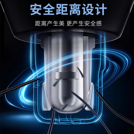 伍尚【工厂直卖】精致电动鼻毛修剪器铝合金充电式清理鼻孔去鼻毛剪刀剃刮神器修剪器刮剃鼻毛器礼物 【粉紫渐变】 3888万转续航15天