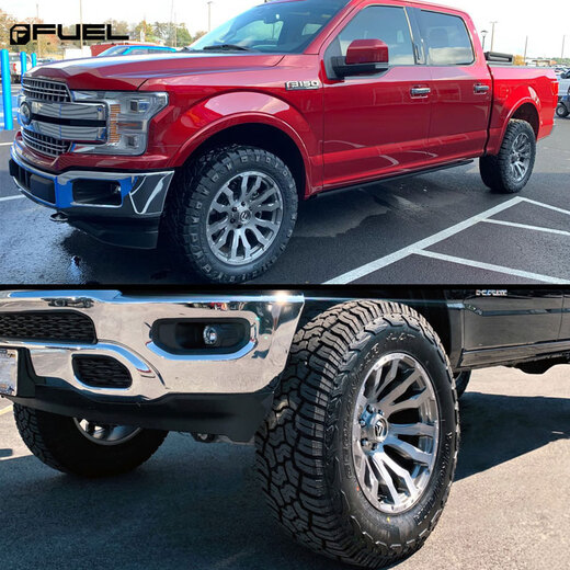 
Fuel D673 is suitable for Wrangler Raptor Dominant JL Prado Tantra D674 D675 Off-road Wheel D693 Silver D693 22x12J