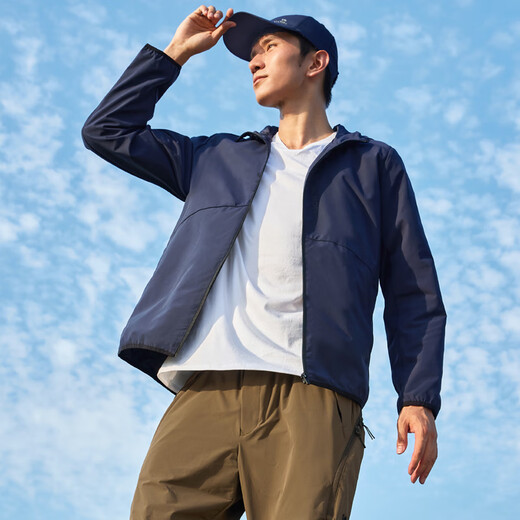 Спортивная штуртка Sports Sports Men's Men's Awumn's Low Wind -Rayder Casual Casual куртка Top J13Cay6021, темно -синий, мужчина (женщины могут носить) m