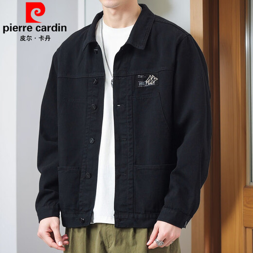 Pierre Cardin Jacket Spring y Autumn 2025 Camisa nueva Lapa de la chaqueta de trabajo para hombres Autumn Men's Tell Autumn Chaqueta Top Versión K12806 Gray 3xl Recomendado 155-168Jin [Jin equivale a 0.5 kg]