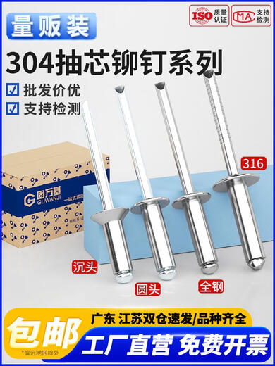 Guwanji Guwanji 304 Core en acier inoxydable Puriage Rivet Tirling Rivet Round Head Tiling Nails Slurry Head Tiling Nails Heart Tiling Decoration Nails Willow Nails 304 Contource