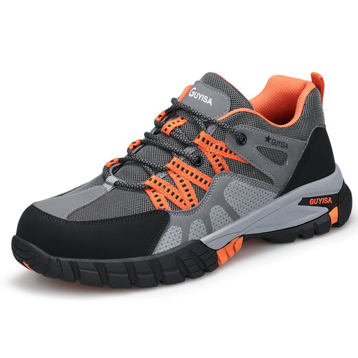 Sokate women's labor protection shoes for summer breathable steel head anti-smash, anti-puncture, wear-resistant, non-slip work lightweight sports safety shoes C1105T-Summer breathable and comfortable model 36
