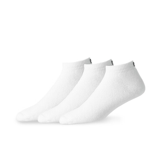 FOOTJOY高尔夫球袜男FJ新品舒适干爽透气运动男袜golf低腰袜3双装 15276_黑色3双装 均码