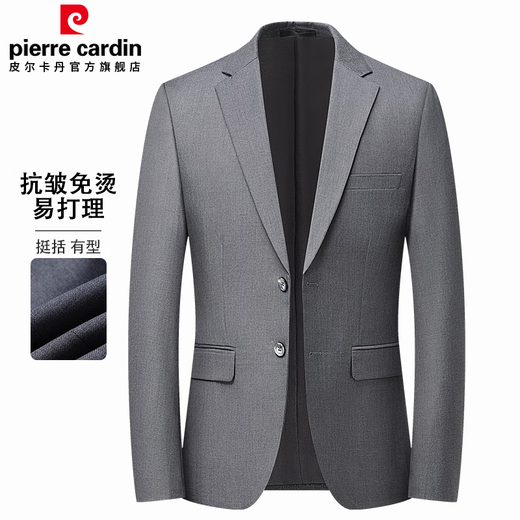 Pierre Cardin anti-wrinkle suit men's jacket spring and autumn business casual single suit dad suit top men's work wear