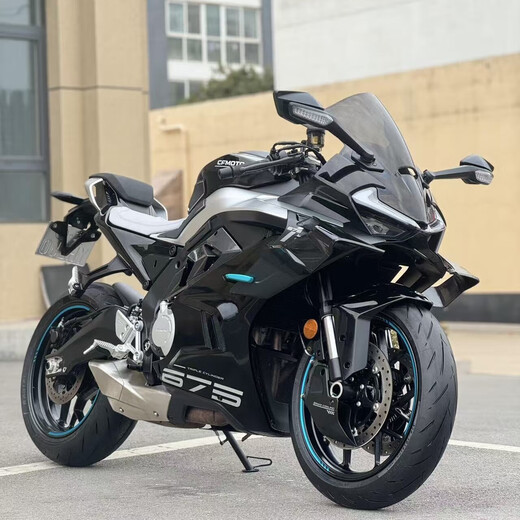 二手春风675SR-S三缸水冷跑车趴赛重机钱江QJ赛800赛921摩托车 黑色