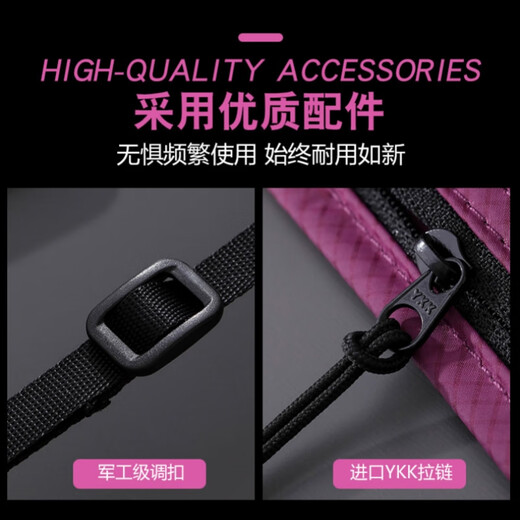 日本进口品质出国旅行护照包便携可挂脖斜挎RFID防盗刷证件包机票 黑色
