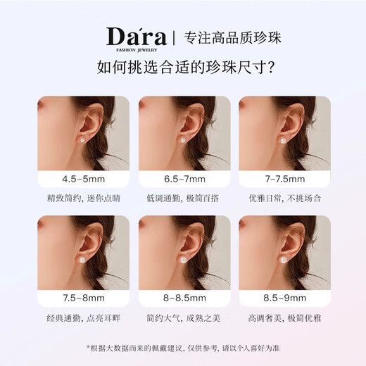 Dara seawater pearl earrings for women, 925 sterling silver tassel earrings for women, bright light earrings for wife, birthday gift for girlfriend