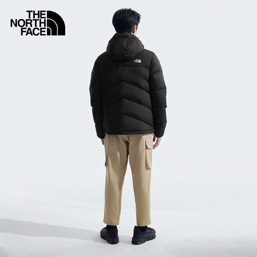 The North Face down jacket men's outdoor waterproof warm goose down jacket 8929 black/4H0 L