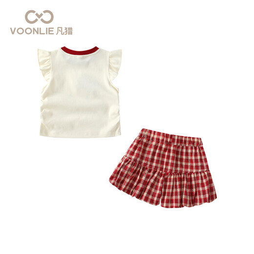 
Fanli Girls Suit Summer 2025 New Children's Fashionable Clothes Baby Girls Vest Three-Piece Set Summer