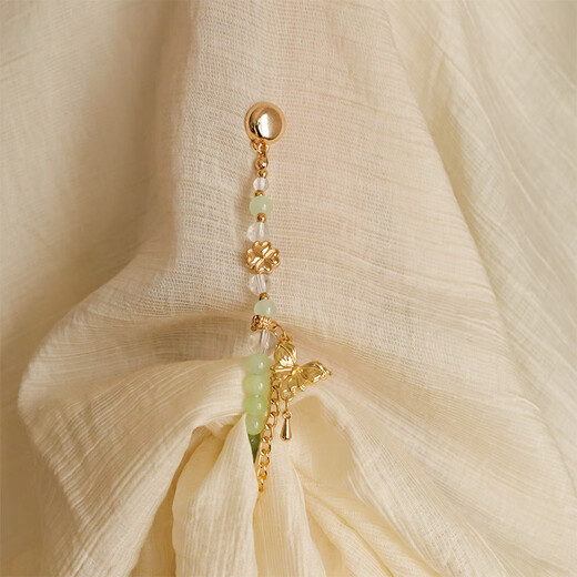 YWZR spring and summer Hanfu sleeves magnetic buckle cufflinks daily travel trouser legs fixed roll-up sleeve artifact chain buckle accessories Chaoyao cufflinks A style 2 pieces