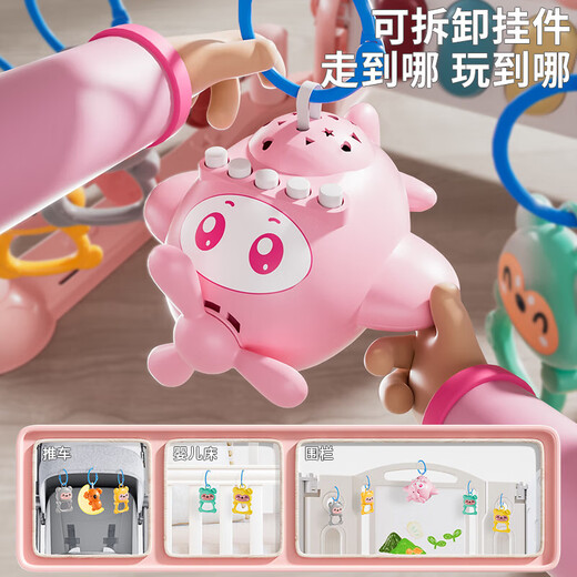 Ancient European children's baby toys fitness rack pedal piano leg exercise rattle bed bell 0-1 year old newborn birthday gift