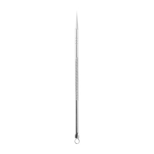 TETING Te Ting Stainless Steel Acne Needle Blackhead Scraping Needle Set Beauty Salon Special Purpose Acne Picking and Acne Remover Needle Stainless Steel Super Sharp Needle 1 Piece [Circle] Super Sharp Needle