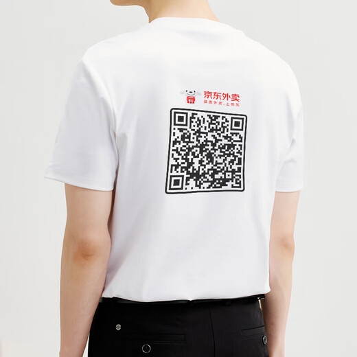 京东京造【东哥同款】猪猪侠X京东外卖联名男士短袖T恤 白色 XL