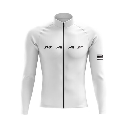 MAAP autumn cycling clothing men's long-sleeved tops bicycle sportswear road bike outdoor breathable quick-drying shirt MAAP orange gray L