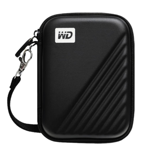 Universal-Aufbewahrungstasche für mobile 2,5-Zoll-Festplatten von Western Digital, stoßfeste Hartschalentasche, Schutzhülle, neue Element-Festplattentasche, Hartschalentasche in My Passport-Begleitversion, bezauberndes Schwarz