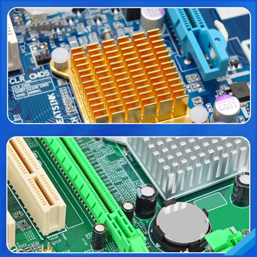 Zejie routing CPU radiator memory graphics card electronic cooling block 5*6*10*20*22*25*28*40 aluminum heat sink 60*60*10 black